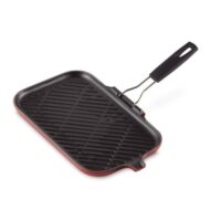 Le Creuset grill tava red
