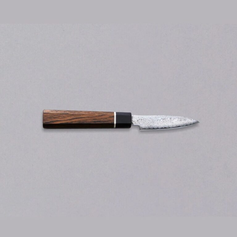 SUNCRAFT JAPANSKI NOŽ ZA GULJENJE CRNI DAMASCUS 8 CM