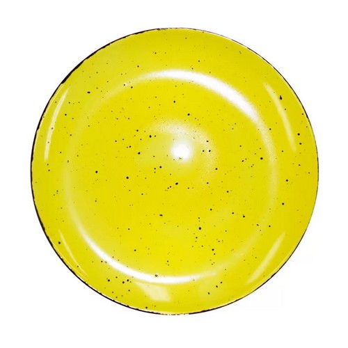 rendes okrugli desertni tanjur 20 cm žuti