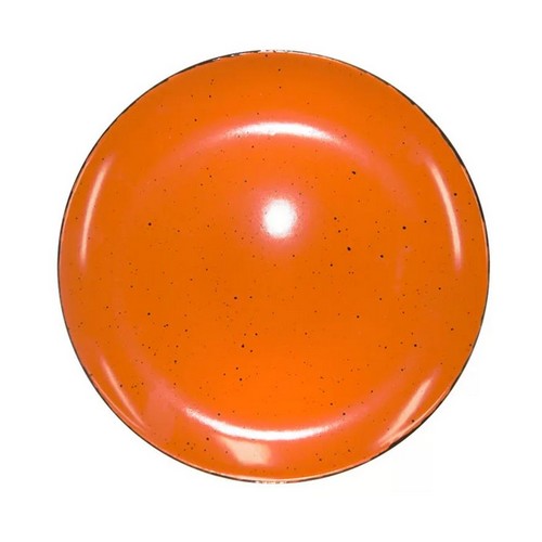 rendes okrugli plitki tanjur 26 cm narančasti