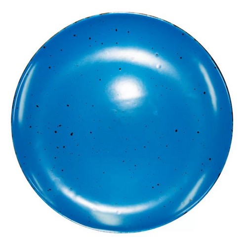 rendes okrugli plitki tanjur 26 cm plavi