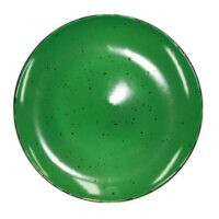 rendes okrugli plitki tanjur 26 cm zeleni