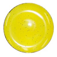 rendes okrugli plitki tanjur 26 cm žuti