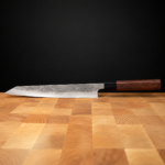 Matsubara Blue No. 2 Nashiji Sujihiki 270 mm s custom poluovalnom drškom od ružinog drva