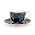 PIP STUDIO SET ŠALICA S TANJURIĆEM BERRY BLUES - Slika 2