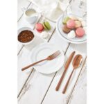 SAMBONET  PRIBOR ZA JELO LINEAR PVD COPPER SET 24/1 - Slika 2