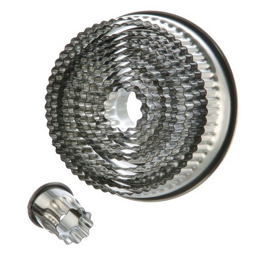 OTTINETTI SET OD 9 REZAČA S VALOVITIM RUBOM