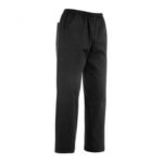 EGOCHEF UNISEX KUHARSKE HLAČE COULISSE POCKETS CRNE