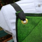 Pregača dvostrana zelena druga strana detalj