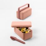 lunchb ox bauletto flamingo roza