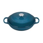 le creuset duboka niska posuda deep teal