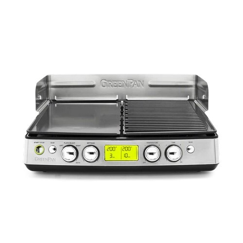 greenpan elite xl less smoke grill teppanyaki