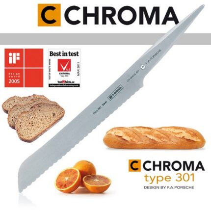 Porsche Chroma nož za kruh 20