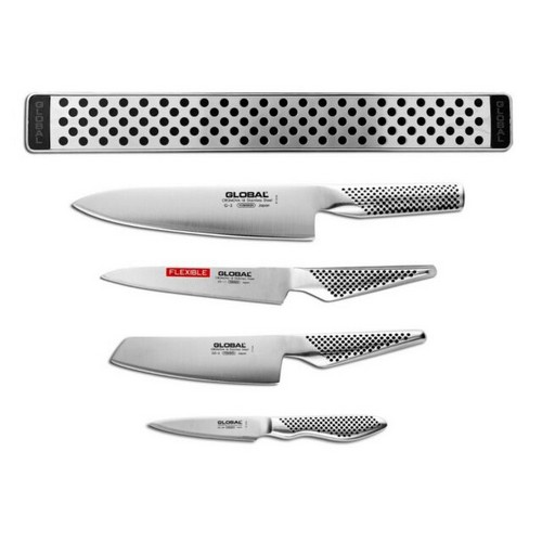 s-l640 GLOBAL SET OD 4 NOŽA I MAGNETNI STALAK - Slika 1