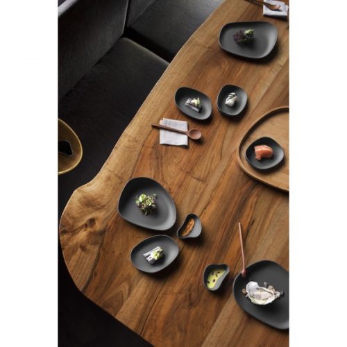 set-4-assiettes-yayoi-noir-mat-cookplay COOKPLAY YAYOI SET - Slika 1