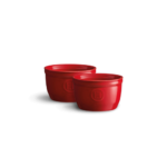 EMILE HENRY CRVENE ZDJELICE ZA RAMEKIN SET 2/1