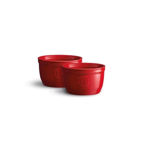 set-de-2-ramequins-n9 EMILE HENRY CRVENE ZDJELICE ZA RAMEKIN SET 2/1 - Slika 1