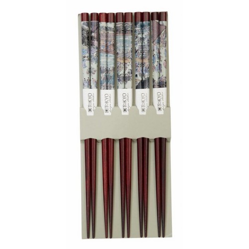 tokyo-design-studio-kitchen-fz-chopstick-set-5-bro TOKYO DESIGN BROWN BAMBUS ŠTAPIĆI, SET 5/1 - Slika 1