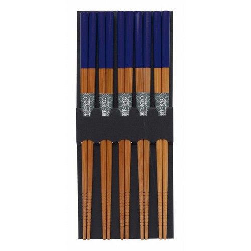 tokyo-design-studio-kitchen-tds-bamboo-chopstick-s TOKYO DESIGN BLUE BAMBUS ŠTAPIĆI SET 5/1 - Slika 1