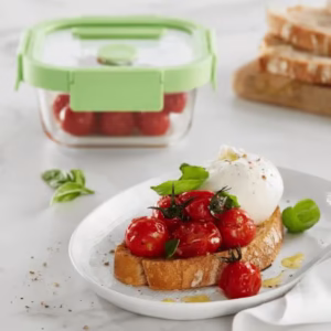 LEKUE SET OD 3 KVADRATNE STAKLENE POSUDE