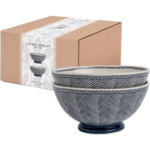 LAURA ASHLEY POKLON SET 2 ZDJELE EDWIN blue