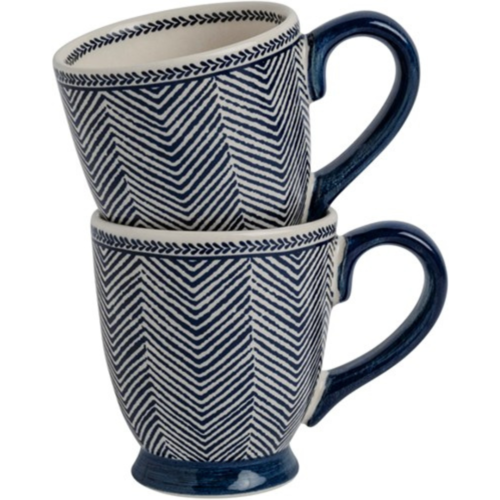 LAURA ASHLEY POKLON SET 2 ŠALICE EDWIN blue