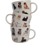 LAURA ASHLEY SET ŠALICA DOGS COLOR 3/1