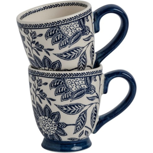 LAURA ASHLEY POKLON SET 2 ŠALICE HEDINGHAM blue