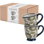 LAURA ASHLEY POKLON SET 2 ŠALICE HEDINGHAM blue sage