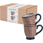 LAURA ASHLEY POKLON SET 2 ŠALICE EDWIN blue terra