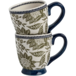 LAURA ASHLEY POKLON SET 2 ŠALICE HEDINGHAM blue sage