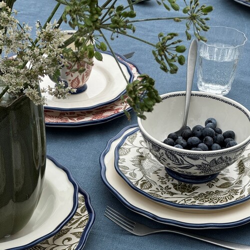 LAURA ASHLEY SET TANJURA I ZDJELA 12/1 blue sage hedinghamham