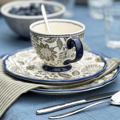 LAURA ASHLEY SET TANJURA I ZDJELA 12/1 blue sage hedinghamham