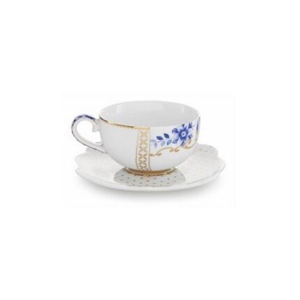 pip studio šalica za espresso s tanjurićem royal white