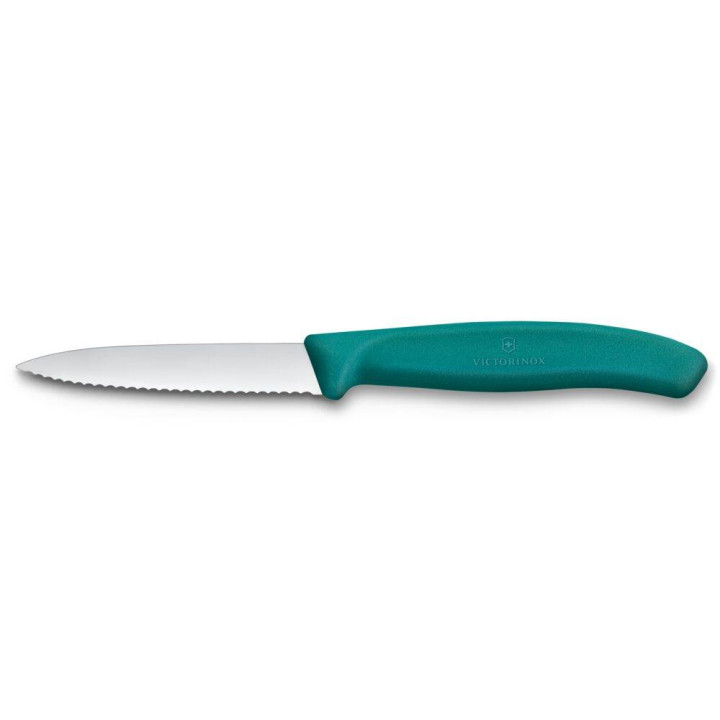 VICTORINOX NOŽIĆ ZELENI SA NAZUBLJENOM OŠTRICOM