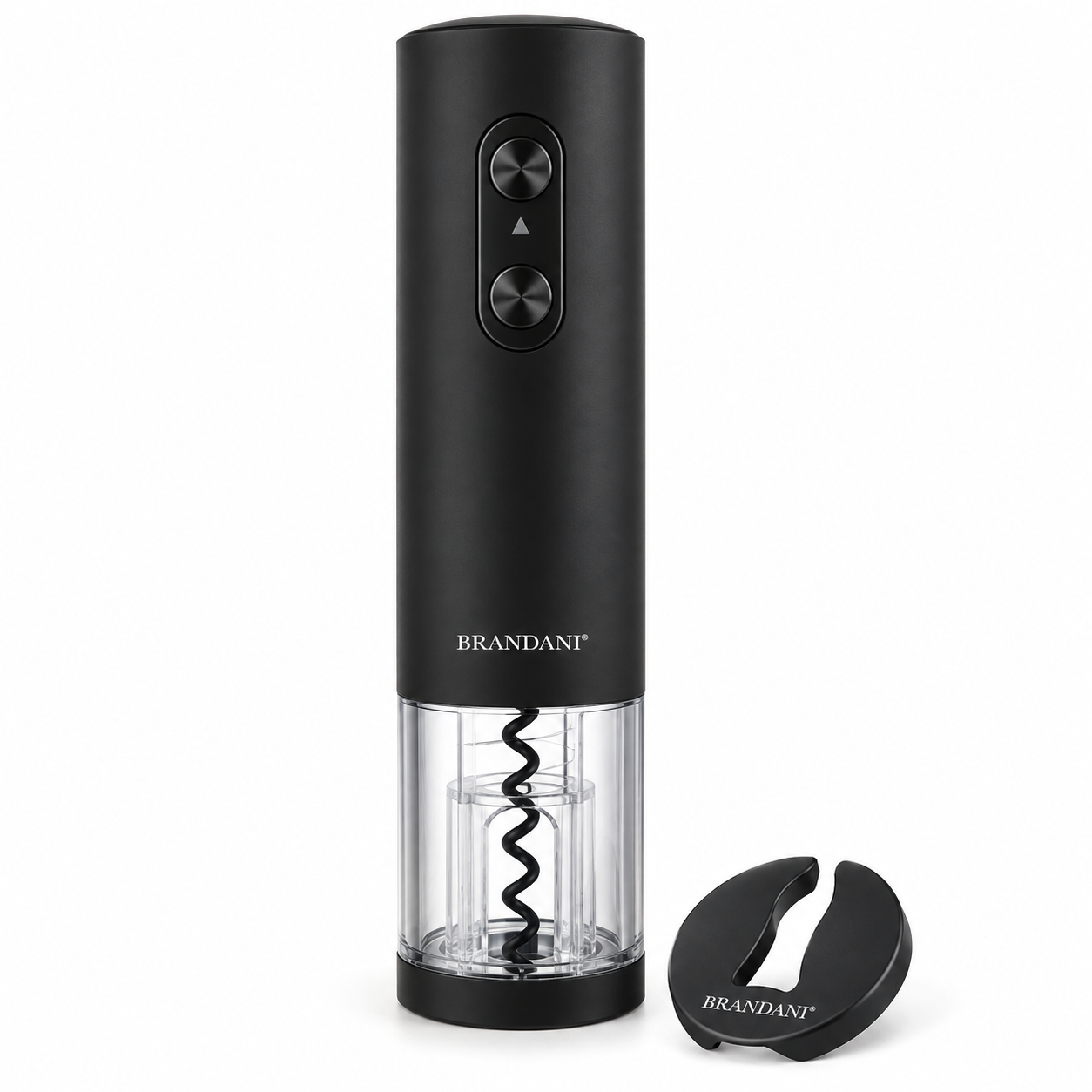 Brandani električni otvarač za vino Soft Touch crni Brandani električni otvarač za vino Soft Touch crni