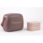 Polarbox UrbanStyle cooler torba s kožnim ručkama, zlatnim detaljima i unutarnjim posudama za hranu
