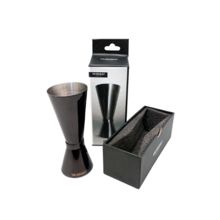 VIN BOUQUET FIM 149 jigger – barska mjerica 25 50 ml, crna