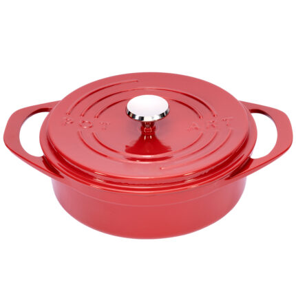 pot art posuda 26 cm magma red