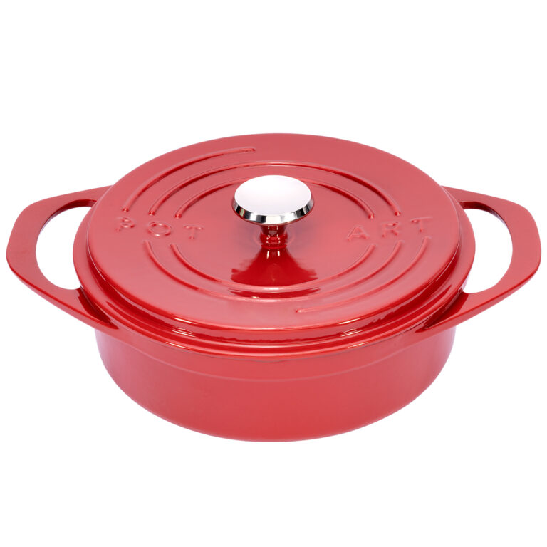 pot art posuda 26 cm magma red