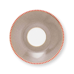 PIP STUDIO SET ŠALICA ZA ESPRESSO S TANJURIĆIMA BLOOMING TALES KHAKI 120 ML - Slika 5