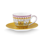 PIP STUDIO SET ŠALICA ZA ESPRESSO S TANJURIĆIMA LILY& LOTUS YELLOW 120 ML - Slika 4