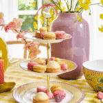 PIP STUDIO STALAK ZA KOLAČE S 3 ETAŽE LILY& LOTUS YELLOW - Slika 2