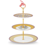 PIP STUDIO STALAK ZA KOLAČE S 3 ETAŽE LILY& LOTUS YELLOW - Slika 4