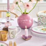 PIP STUDIO METALNA VAZA ROZA 17 CM - Slika 3