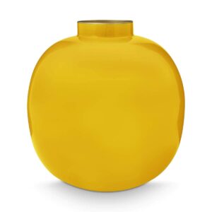 PIP STUDIO METALNA VAZA YELLOW 23 CM