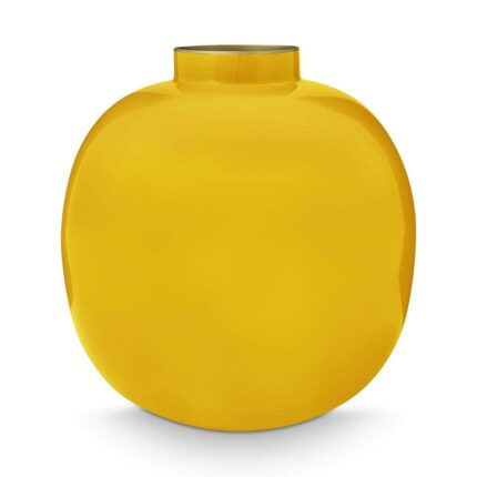 PIP STUDIO METALNA VAZA YELLOW 23 CM