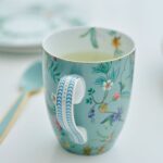 PIP STUDIO SET OD 2 ŠALICE JOLIE FLOWERS BLUE 350 ML - Slika 3