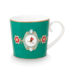 PIP STUDIO SET OD 2 ŠALICE LOVE BIRDS MEDALLION EMERALD 190 ML - Slika 5