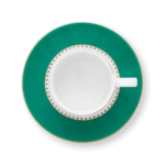 PIP STUDIO SET OD 2 ŠALICE ZA ESPRESSO S TANJURIĆIMA LOVE BIRDS STRIPES EMERALD-GREEN - Slika 7